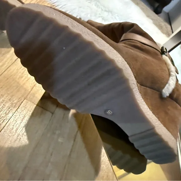 Aquatalia Brown Suede Knee-High Boots. Size 10 - Picture 11 of 11